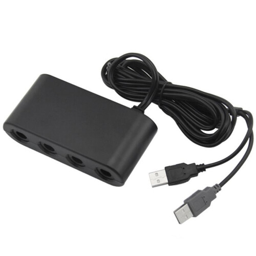 3 In 1 Controller Adapter för GameCubes Controller 4 Port Adapter för NGC för  U  USB Converter Support Turbo