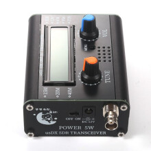 Portable Shortwave Radio Transceiver USDX SDR QRP Transceiver 3-Band Amateur Radio Equipment with Handheld Microphone