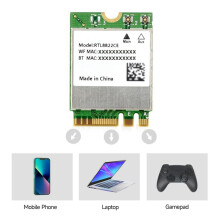RTL8822CE NIC Inalámbrico WiFi 5 2.4G/5GHz Interfaz 5.0 NGFF de Doble Banda Alta Velocidad Baja Latencia para la Serie Jetson