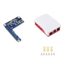 Für Raspberry Pi 5 PoE HAT+Gehäuse 802.3af/At PoE HAT (G) für Raspberry Pi 5 POE Ethernet-Netzteil-Erweiterungskarte