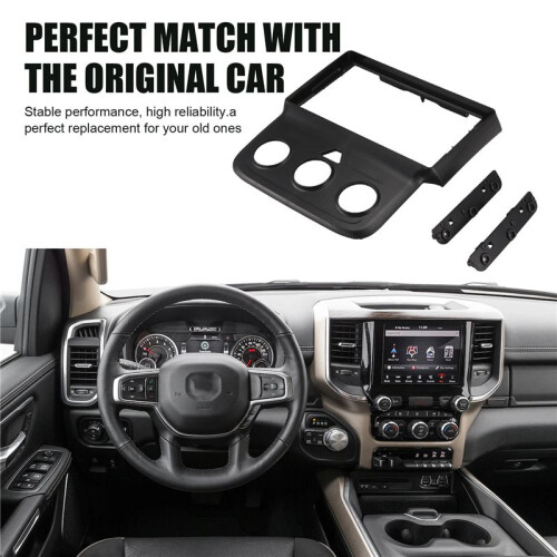 Instalação de Rádio de Carro de 9 Polegadas DVD GPS Mp5 Fascia Frame para  Ram 1500 5500 2013 - 2019 2