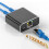 Rj45 Splitter 1 to 2 Gigabit Ethernet Adapter Internet Network Cable Extender for Laptop PC Keyboard Mouse Printer 4