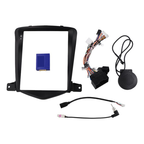 Car Multimedia Panel Frame for  Cruze J300 2009 - 2014 for 9 Inch Android Stereo Panel Harness