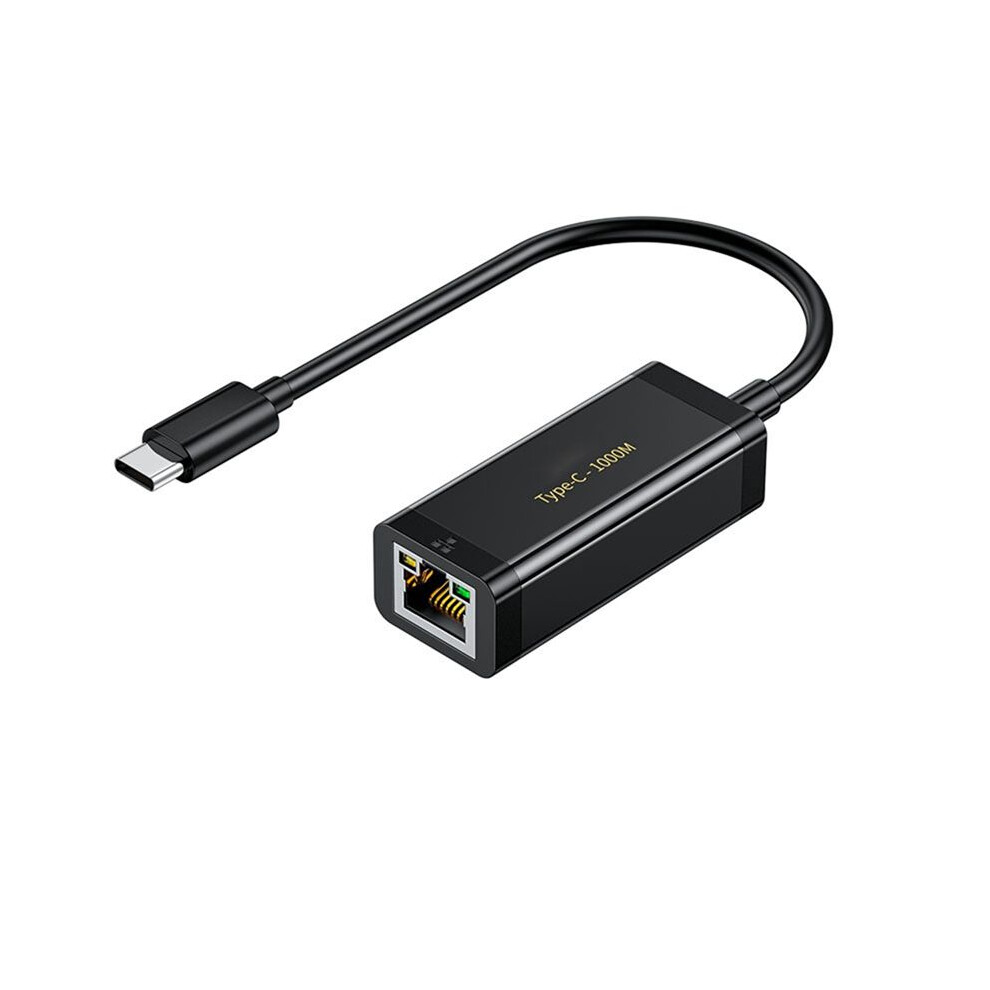 TYPE-C to Gigabit Ethernet Adapter USB-C 1000Mbps Network Card Type-C to RJ45 Network Card Lan for Notebook Driver-Free-image-OPC-PS5J5PC-NEW