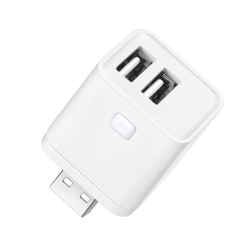Tuya Zigbee Micro-Usb Adaptor 2 Gang Usb Power Adaptor App Voice Control For Alexa Alice 6033189710099