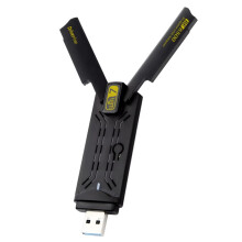 Upgrade WiFi7 BE6500 Tri-Band Wireless Network Card Transceiver WIFI7 Wireless Network Card 2.4/5/6GHz Wi-Fi Booster