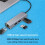 USB C/USB A to Ethernet Adapter 1000Mbps RJ45 Network Card Plug-and- for Phone/Laptop 10