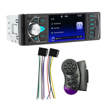 4,1-Calowy Ekran Samochodowy Odtwarzacz MP5 Kompatybilny z 1 Din Zdalny System Audio USB AUX FM Obsługa Kamera Cofania
