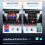 7 Polegadas para Android 2G + 32G Rádio de Carro 1 Din Multimídia Player Sem Fio Carplay Android Auto WIFI  FM Estéreo de Carro 7
