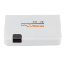 -Compatible to RF Transmitter TV Digital Signal to Analog Converter Adapter for Game Conole Set-Top Box EU Plug