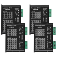 Controlador de Motor Paso A Paso Digital CNC DM556 Controlador de Motor Paso A Paso DM556 Controlador de Motor Paso A Paso Bifásico Paquete de 4