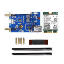 Carte D'Extension MPW2.5G pour Raspberry Pi 5 PCIE Vers WiFi7 2.5G ETH avec Module WiFi Antenne RTL8125 M.2 Ekey pour RPI 5
