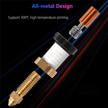 2-Teiliges Hot-End-Kit für   3 V3 KE Hochgeschwindigkeits-Druckkopf Hohe Wärmeleitfähigkeit 300 C Metallextruder