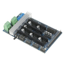 Ramps 1.6 Control Board, 3D Printer Controller, 4-Layer Control Panel Board with Heatsink Expansion Mainboard