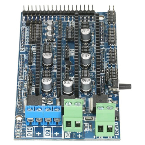 Ramps 1.6 Control Board, 3D Printer Controller, 4-Layer Control Panel Board with Heatsink Expansion Mainboard 2