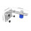 Level Wall Bracket Adjustable Portable Wall Mounted Holder Thickened Stainless Steel Level Wall Mount Bracket 6