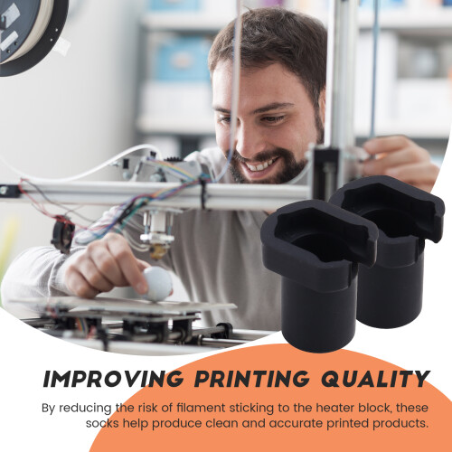 5Pcs Hotend Protective Cover for QIDI Q1 Pro 3D Printer, High-Temperature Resistance, Enhances 3D Printer Performance 2