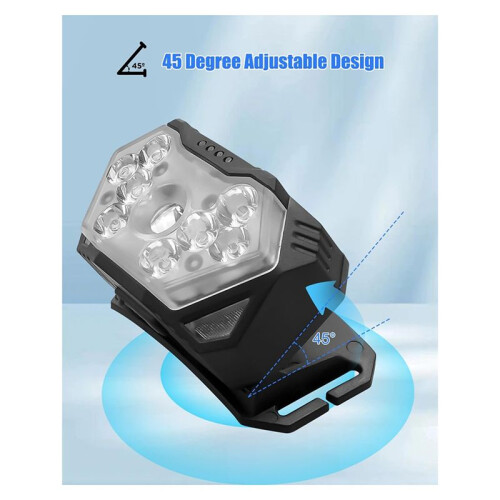 Paint Light Fits Cans 1.1-4 Inches in Diameter, 45Adjustables Multi-Speed Mode 10W Auto Paint Light 1