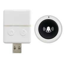 Draadloze Deurbel, Slimme USB-Deurbel, Deurbel voor Nacht, Draadloze Deurbelontvanger voor Bedzorgoproep