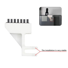 For Bambu-Lab Hotend Wiper P1P P1S X1 X1C Nozzles Wiper Silicone Brush Mounted Scrubbers Print- Cleaner Wiping Tool