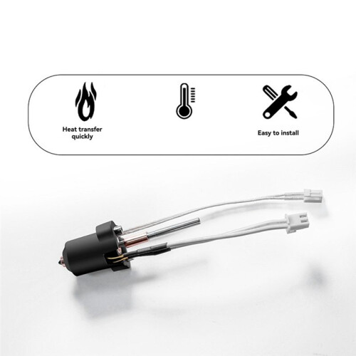 For  3 V3 Hotend Integrated Kit Ceramic Heating Thermistor Nozzle for  3 V3  Upgrade Kit 1