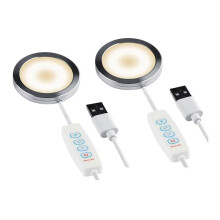 2set 3D-Skrivare LED-Lampsats, för A1/A1mini/P1S/P1P/X1C LED-Ljus 5V USB-Driven, 3 Färgtemperaturjusterbar