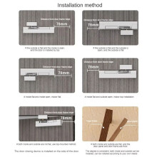 Door Closer Stopper Automatic Closer Lock Porta Door Retractable Closing Type Automatic Door Closer B Left