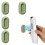Magnetic Remote Control Holder Wall-Mount, No-Drill, Self-Adhesive Storage Bracket for TV Remote Controls C 8
