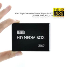 Reproductor Multimedia Full HD 1080P con Reproductor de Vídeo Multimedia, Compatible con para , AV, USB, /MMC, MKV, H.264, Enchufe Europeo.