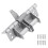 Automatic Door Closer Hinges for Cabinet Wardrobe Multi-Function Detachable Spring Hinges Positioning Door Closer 1