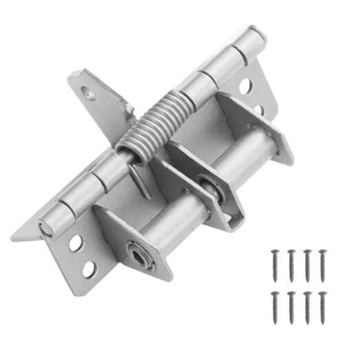 Automatic Door Closer Hinges for Cabinet Wardrobe Multi-Function Detachable Spring Hinges Positioning Door Closer