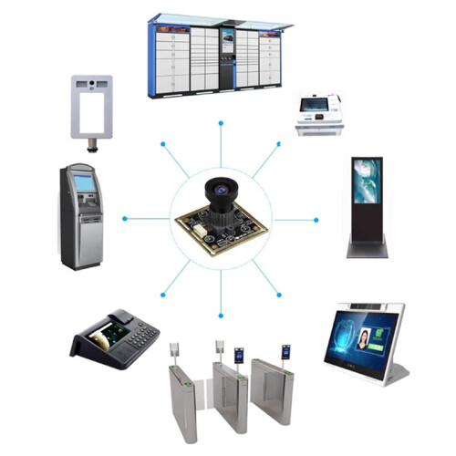 Camera Module 38x38mm Distortion-Free 90 5Megapixel USB Interface for Advertising Machine Face Recognition Machine