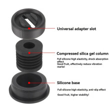 Anti-Vibration Rubber Feet for 3D Printers, for P1 X1 A1 A1 Anti-Slip, Dust-Proof Design