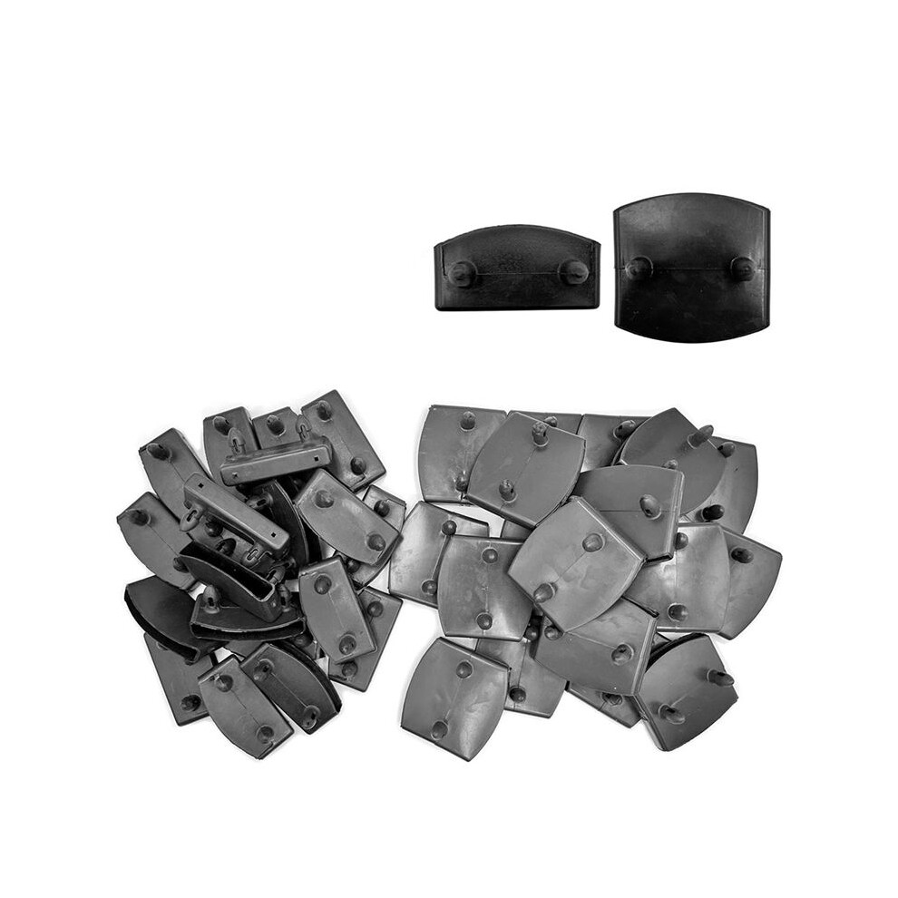 54X9mm Black Replacement Bed Slat Plastic Centre Caps Or End Caps Holders For Holding Securing Wooden Slats Bed Base 6032125112126