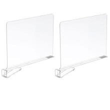 Prateleiras Transparentes para Guarda-Roupas, Aplicáveis A Guarda-Roupas, Divisórias, Estantes de Armários, Divisórias de Livros