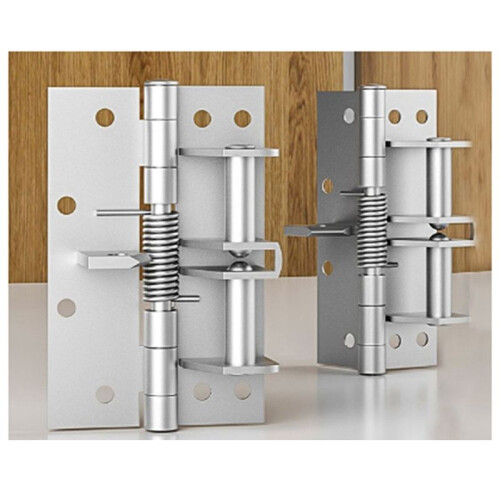 Automatic Door Closer Hinges for Cabinet Wardrobe Multi-Function Detachable Spring Hinges Positioning Door Closer 2