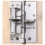 Automatic Door Closer Hinges for Cabinet Wardrobe Multi-Function Detachable Spring Hinges Positioning Door Closer 2
