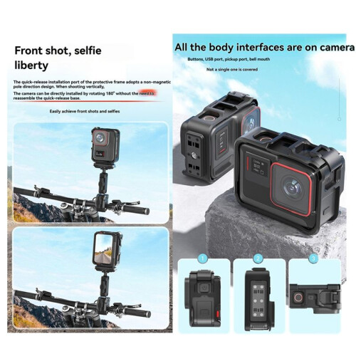 For  Ace Pro / Ace Plastic Cage Vertical & Horizontal Utility Frame Protective Accessory 2