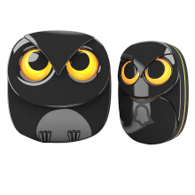 Trådlös Dörrklocka Utomhus Välkommen Ring Hem Dörrklocka Intelligent Melodies Alarm med Light-US-Kontakt