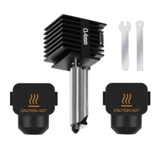 For Bambu A1 /A1 Print Upgrade High Temperature 0.4mm Hardened Steel Nozzle Hot End Kit Extruder