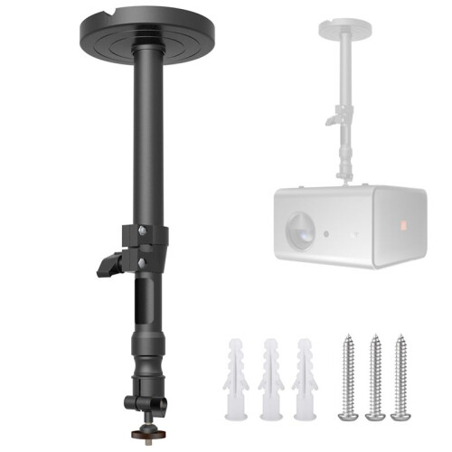 360Adjustable Projector Hanger Mount Bracket Projector Metal Wall Mount 1/4 Hanger Mounting Projector Mount Bracket 1