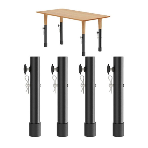 Extensor de Perna de Mesa Extensor de Altura de Bancada de Mesa Fácil de Instalar Use Perna Reta Extensor de Perna de Mesa 2