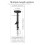 360Adjustable Projector Hanger Mount Bracket Projector Metal Wall Mount 1/4 Hanger Mounting Projector Mount Bracket 8