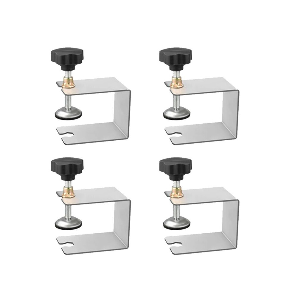C Clamp Cabinet Hardware Jig Drawer Fixing Clip For Install Door Drawer Flexible Woodworking Tools 4Pcs Basic 6034021309242