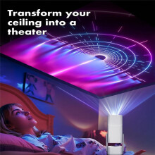 Projetor Inteligente Y7S 4K Dual Wifi6 230 ANSI Allwinner H713 1080P 1980x1080P Home Cinema Projetor Externo EU-PLUG