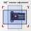 Monitor Wall Mount , Adjustable Screen Bracket for 14-32Inches Universal Retractable TV Mounts 6