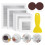8 PCS 2/4/6/8 Polegadas de Malha de Fibra de Alumínio Spackle Drywall Reapair Patch Kit, Rápido e Fácil de Consertar Furo de Parede 2