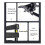 Monitor Wall Mount , Adjustable Screen Bracket for 14-32Inches Universal Retractable TV Mounts 6
