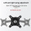 Monitor Wall Mount , Adjustable Screen Bracket for 14-27Inches Universal Retractable TV Mounts 1
