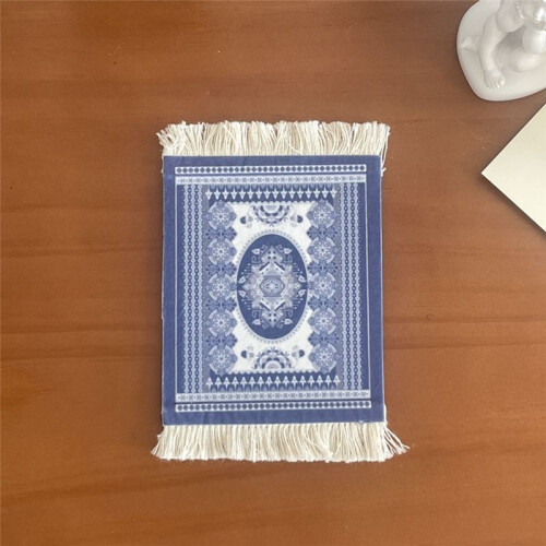 Persian Woven Coasters Carpet Pattern Coaster Dining Table Decoration Technology B 2